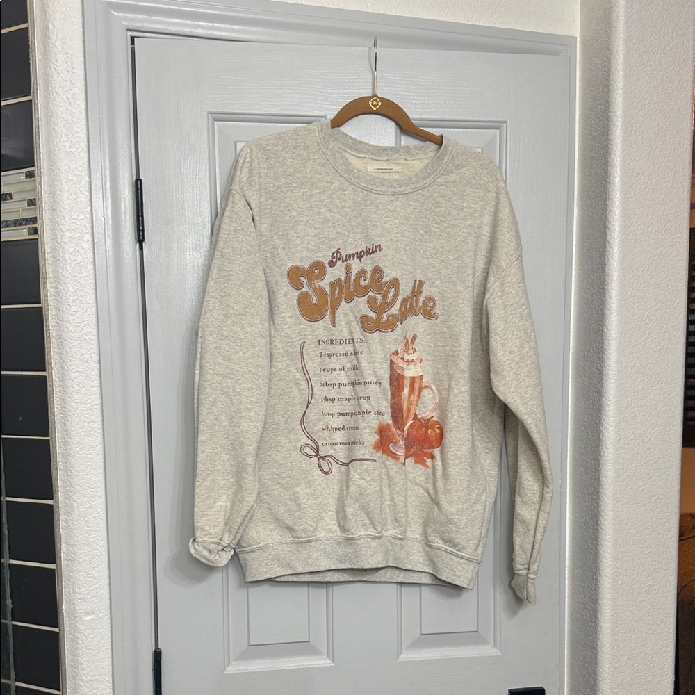 Anthropologie graphic sweatshirt